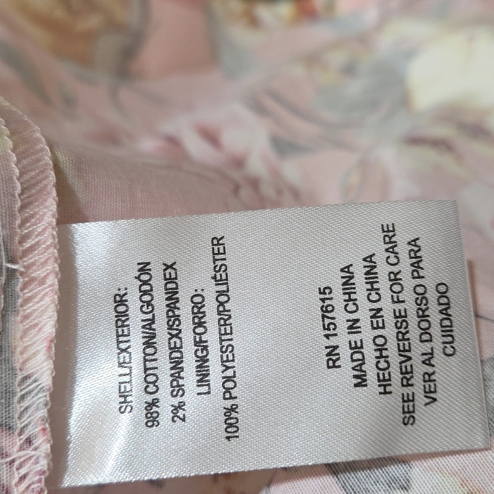 Nwt XL. Large. Medium Joie Light Pink Floral Maxi Dress  And Zipper In The Back - Picture 3 of 17